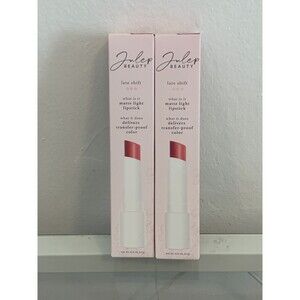 (2) Julep Beauty Matte Light Lipstick Late Shift Big Promotion BNIB Set Of 2